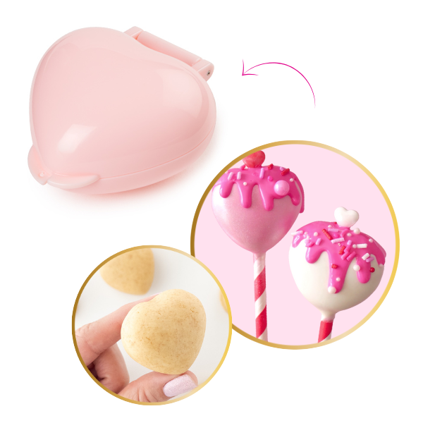 Cake Pop Mold, Bubble Heart