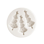 Molde para Árvore de Natal (3 Mini Árvores com Cavidade)