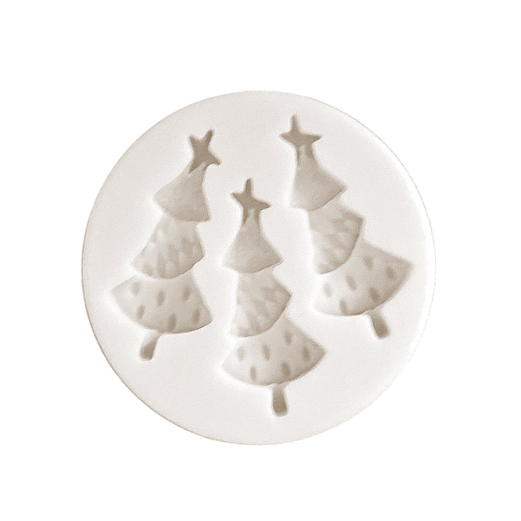 Molde para Árvore de Natal (3 Mini Árvores com Cavidade)