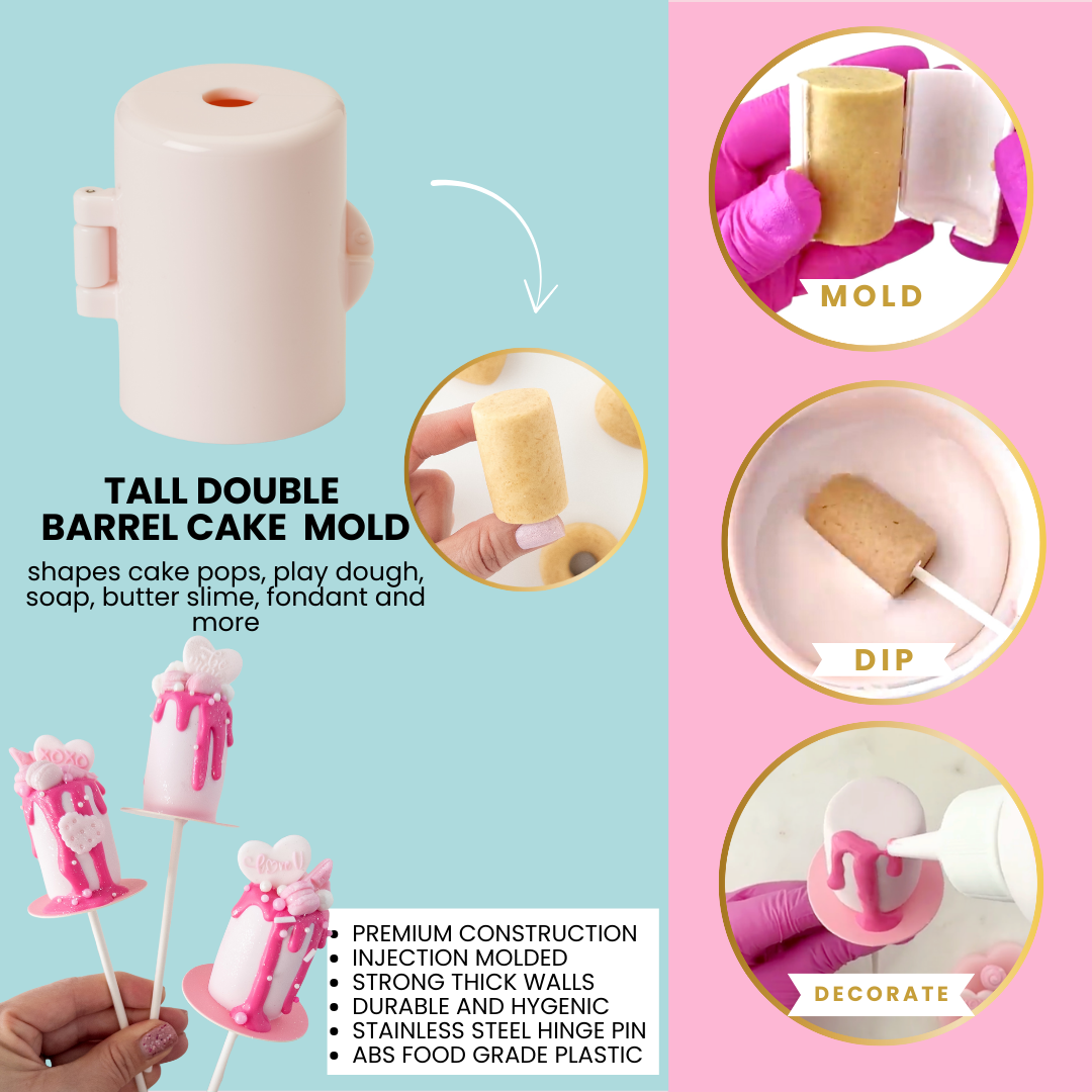Cake Pop Mold, Tall Double-Barrel Cake