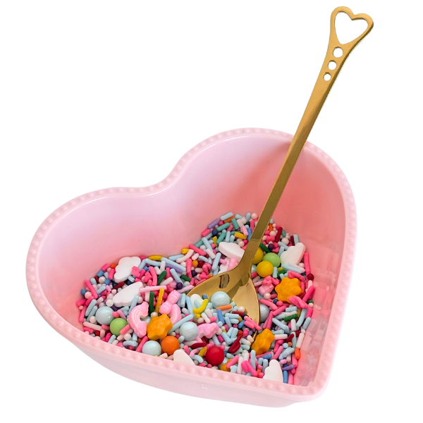 Heart Sprinkle Spoon (Gold)