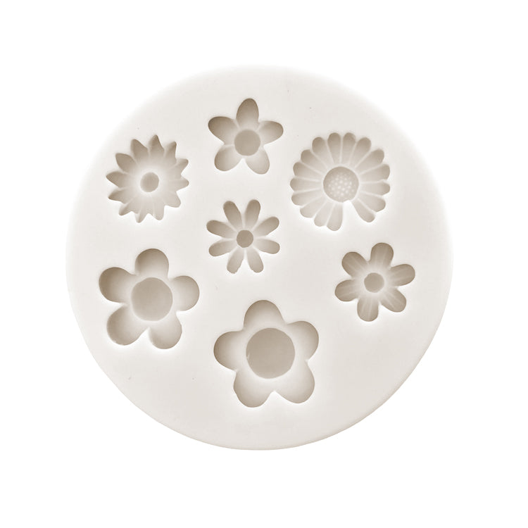7 Cavity Floral Mold