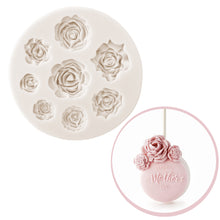 Load image into Gallery viewer, 8 Cavity Rose Mold
