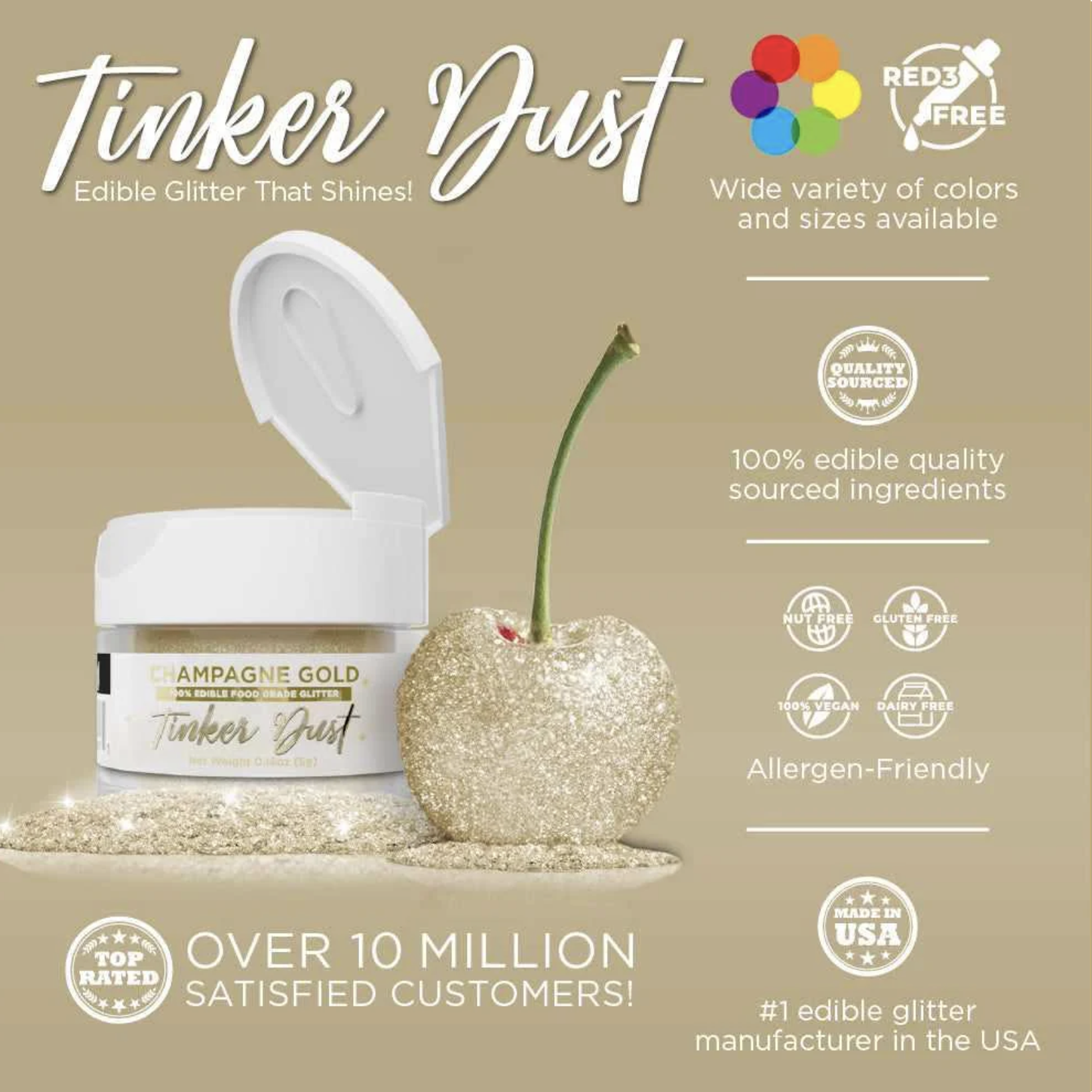 Hellgoldener Tinker Dust (5 g)