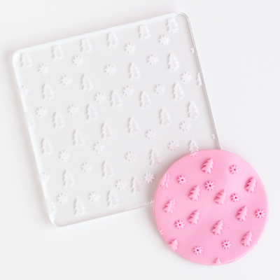 Patterned Pop-Up Tile, Twinkling Pines