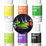 6 Pack Oil Based Coloring (20ml bottles) Traditional Halloween