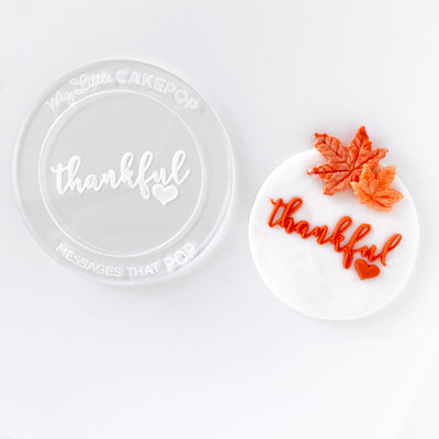 Pop Up Message, Thankful w. Heart