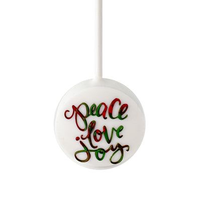 Pop Up Message, Peace, Love, Joy