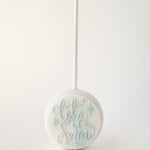 Mensagem pop-up, Let It Snow com flocos de neve