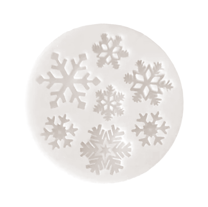 7 Cavity Snowflake Mold – My Little Cakepop, llc