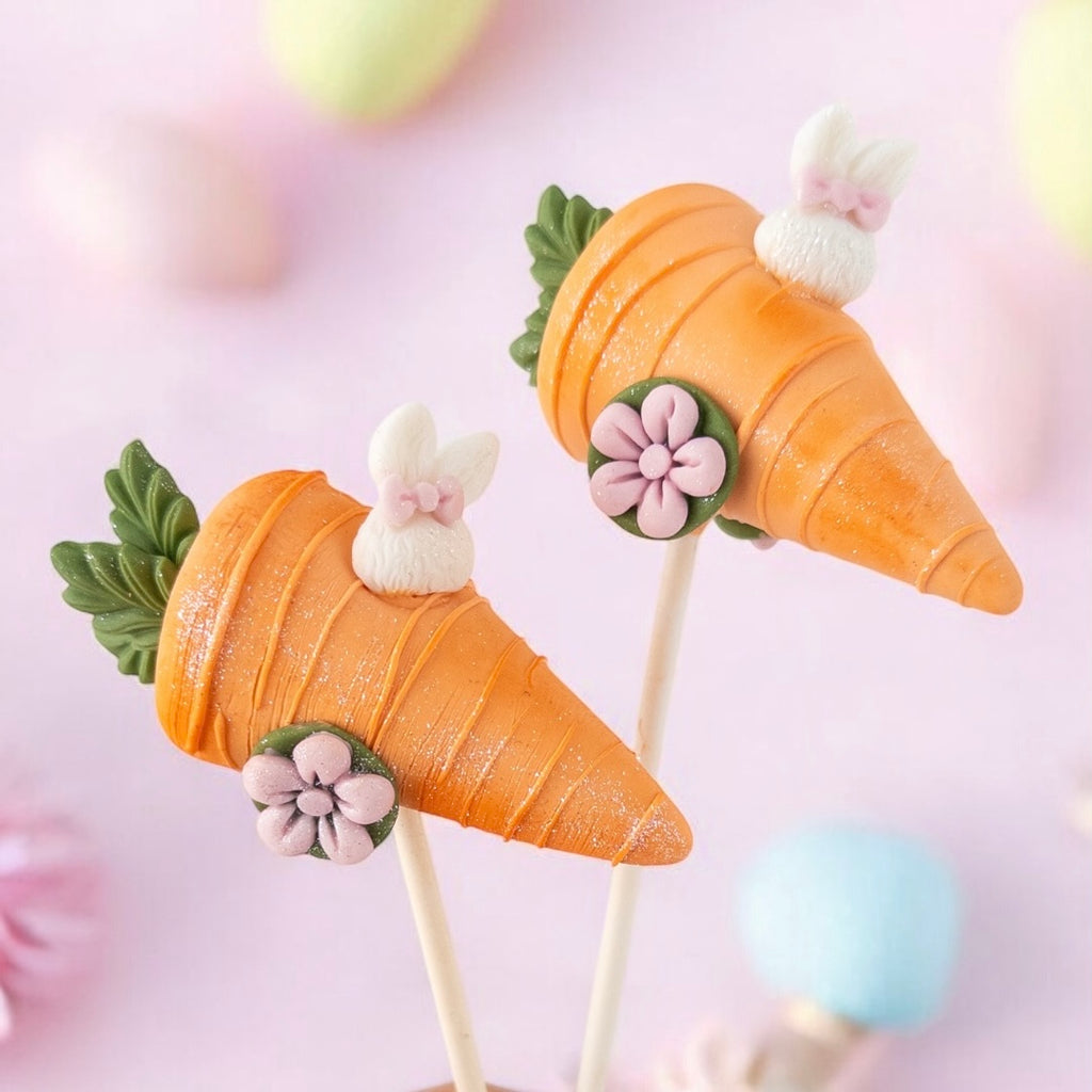 Molde de fondant de flores com folhas