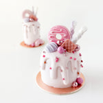 Tábuas para Cake Pop, borda reta (50 peças), ouro rosa