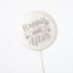 Mensagem pop-up, felizes para sempre
