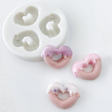 Load image into Gallery viewer, 3 Cavity Heart Shaped Donut
