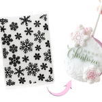 Plastic Folder, Snowflake