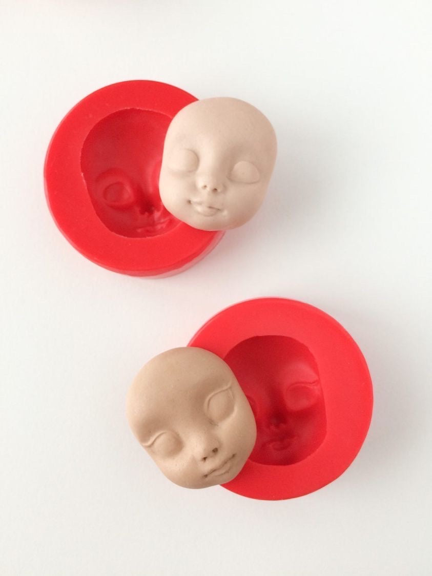 Face Mold w. Eyelashes
