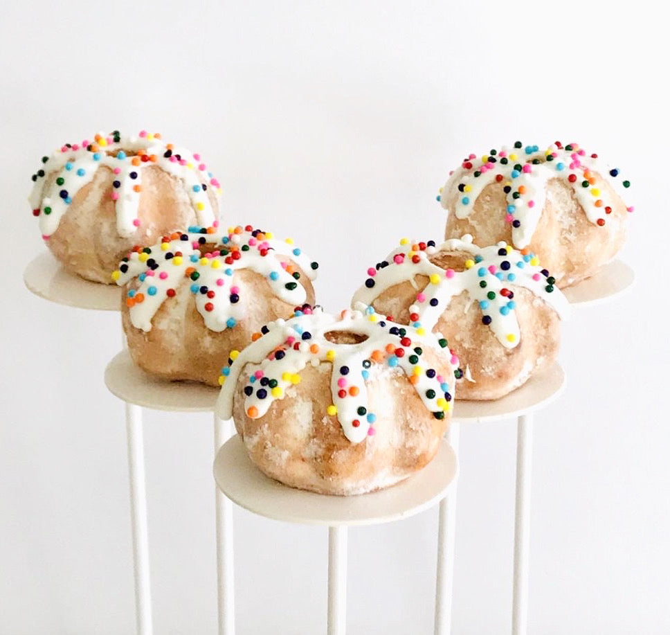 Tábuas para Cake Pop, borda reta (50 peças), brancas