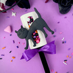Cakesicle de picolé com sulco de granulado