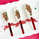 Cakesicle de picolé com sulco de granulado