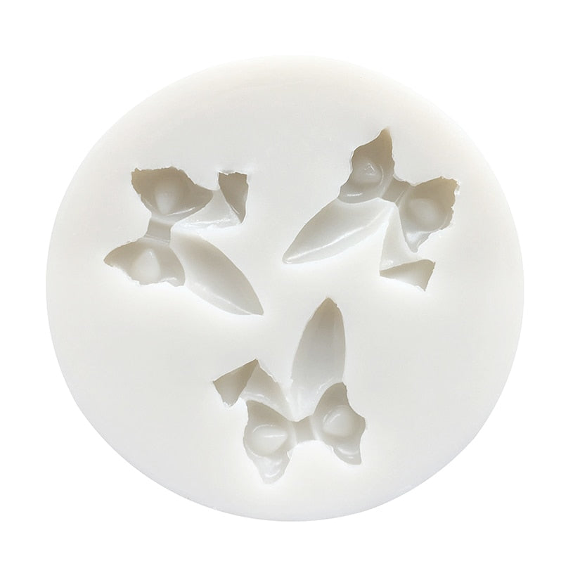 3 Small Bunny Ears w/ Bows (7/8