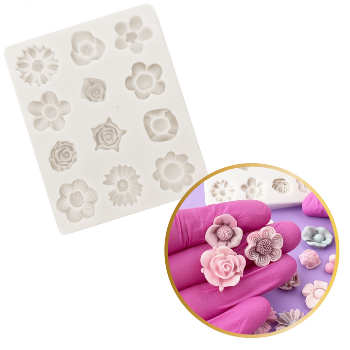 Floral Fondant Mold, Style 1