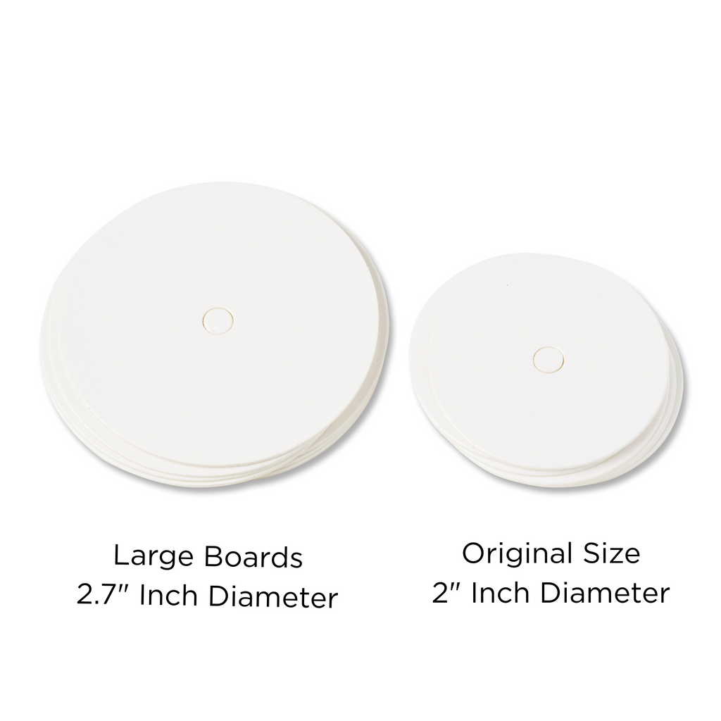 Cake Pop Boards, Straight Edge (50 pcs), White