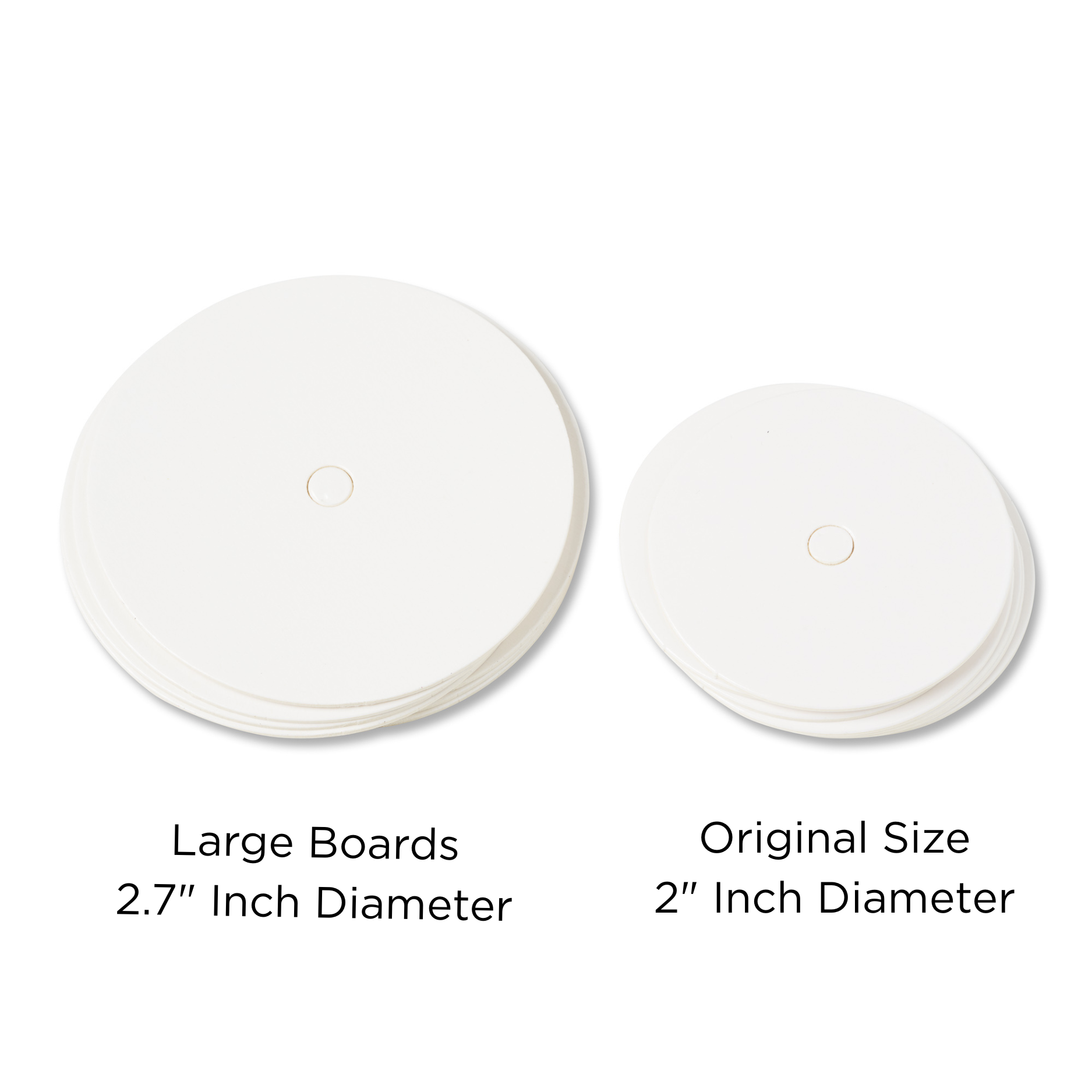 Cake Pop Boards, Straight Edge (50 pcs), White