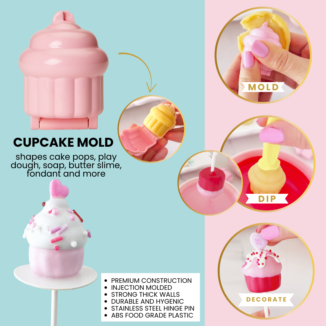 Cake Pop Mold, Cupcake (to be retired when stock runs out)