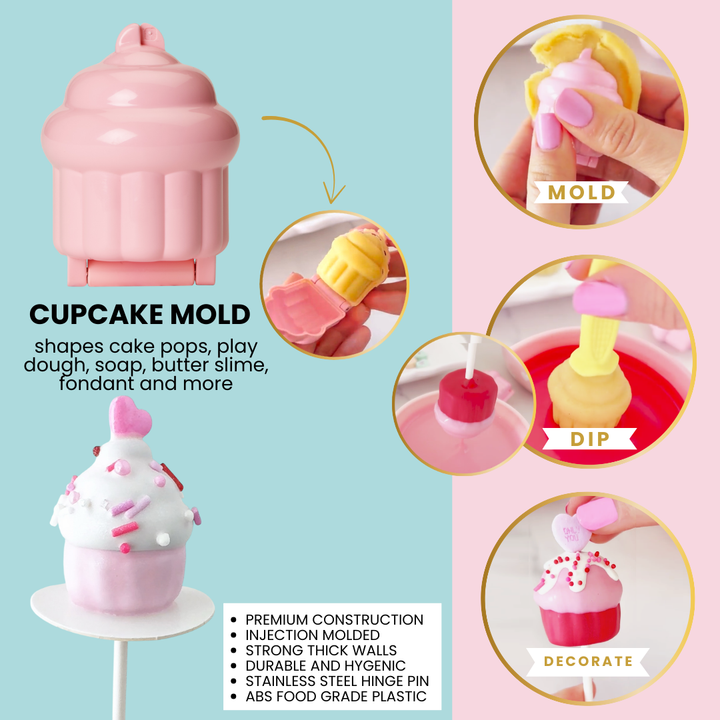 Cake Pop Mold, Cupcake (to be retired when stock runs out)