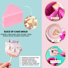 Load image into Gallery viewer, Cake Pop Mold, Slice of Cake
