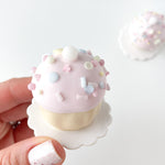 Cake Pop Boards, bordo smerlato (50 pezzi), bianco