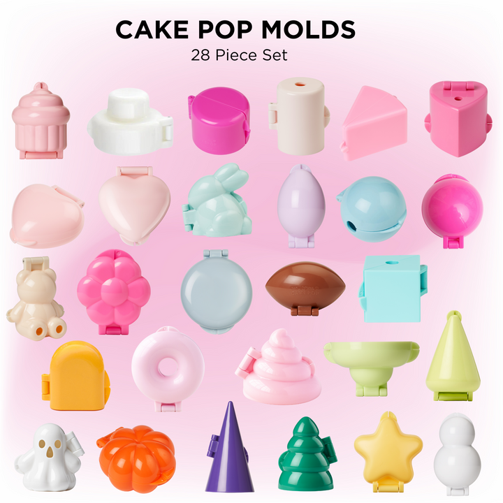 28pc Set of Cake Pop Molds