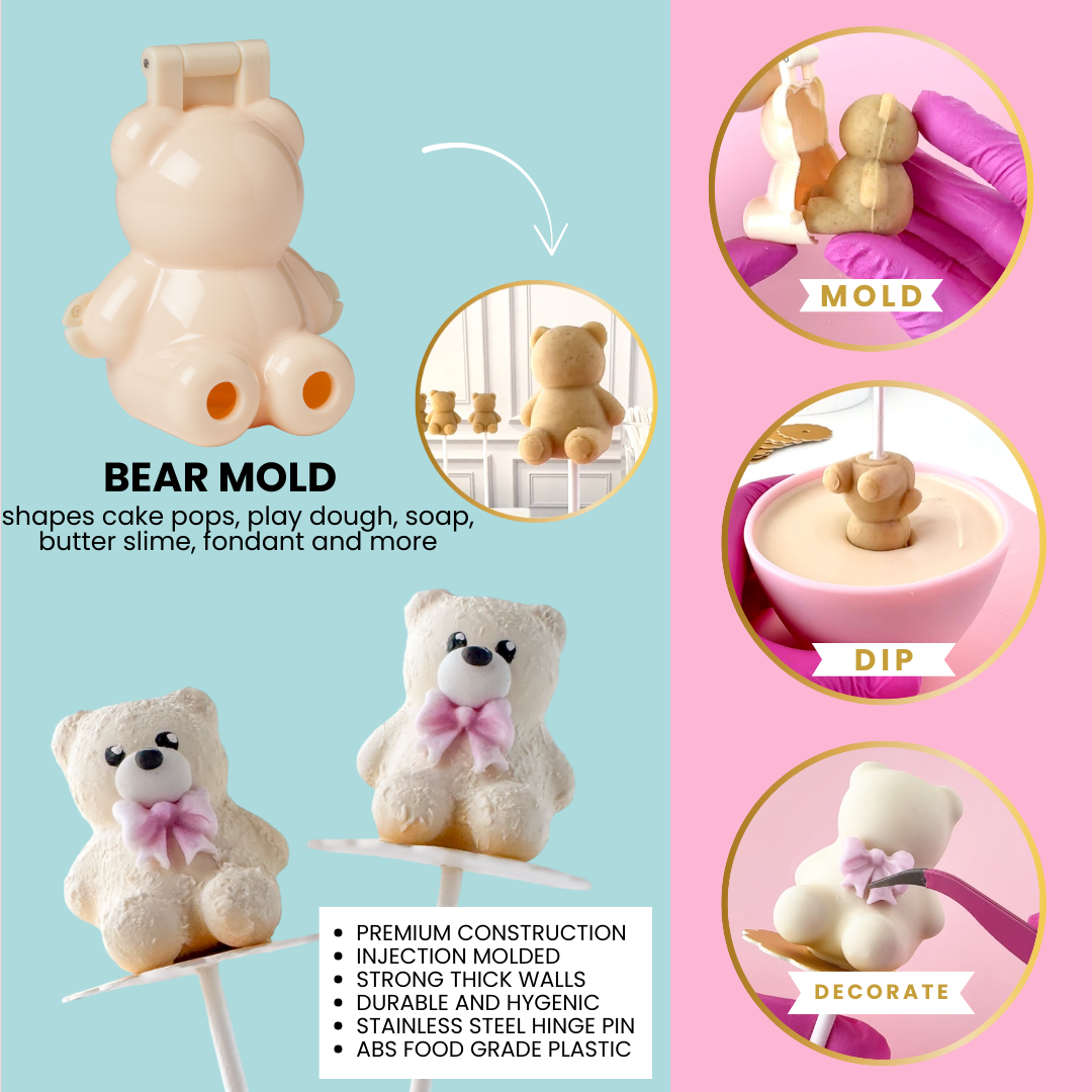 Cake Pop Mold, Bear – My Little Cakepop, llc