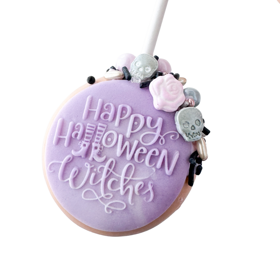 Pop Up Message - Happy Halloween Witches
