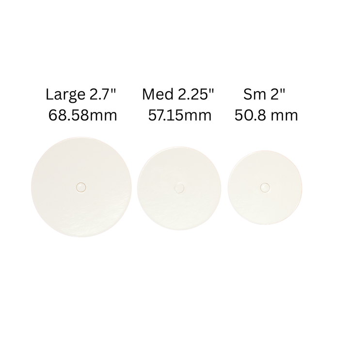 Cake Pop Boards, Straight Edge (50 pcs), White