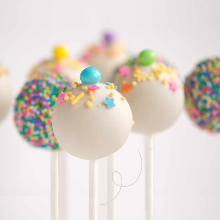 Paper Cake Pop Sticks – 6" x 5/32" (100 Count)