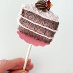 Cake Pop Boards, Scalloped Edge (50 pcs), Matte Pink