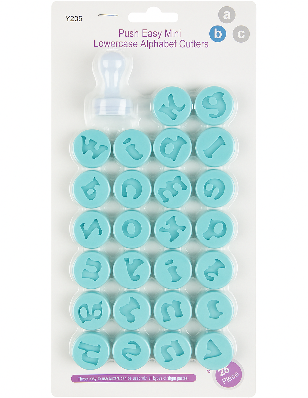 Letters & Numbers Pop Up Push Stamp