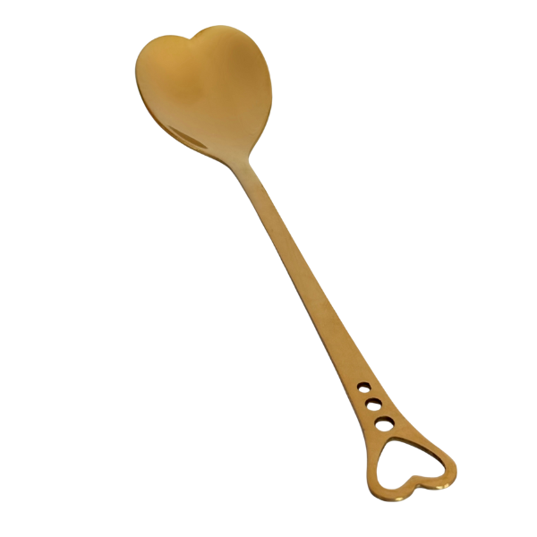 Heart Sprinkle Spoon (Gold)