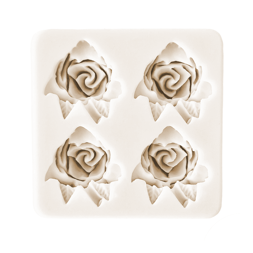 Ruffled Rose (4 Cavity)