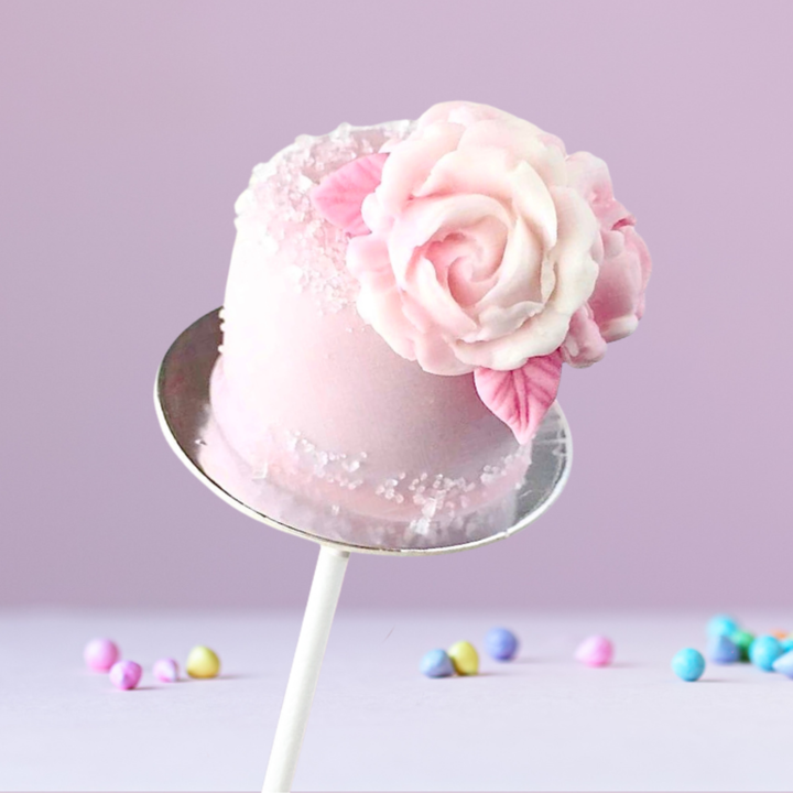 Cake Pop Boards, Straight Edge (50 pcs), Shiny Silver