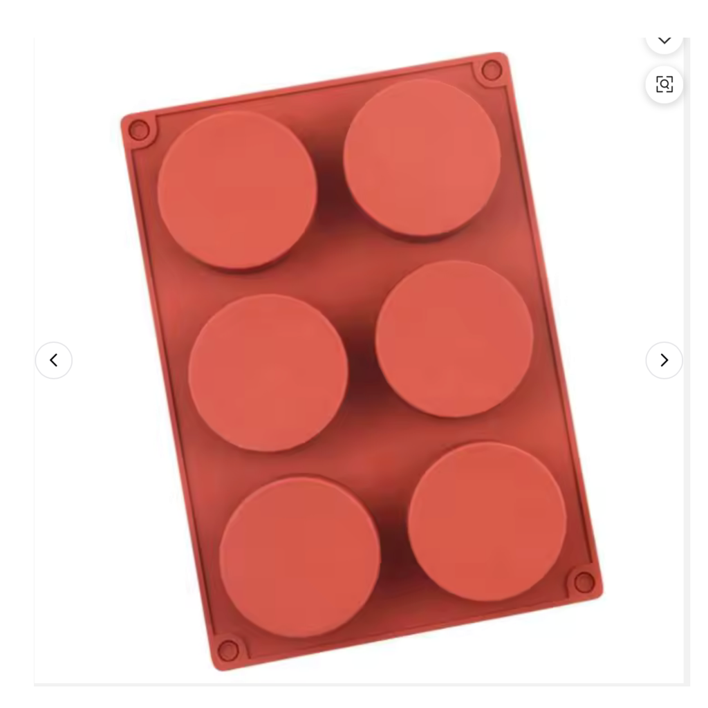 Chocolate Oreo Mold (6 Cavity)