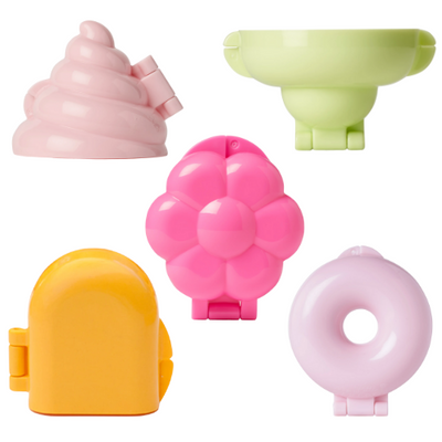 Cakepop mallenset, zomer (5 stuks)