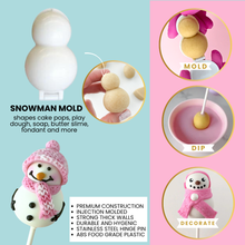 Load image into Gallery viewer, Cake Pop Mold, Snowman
