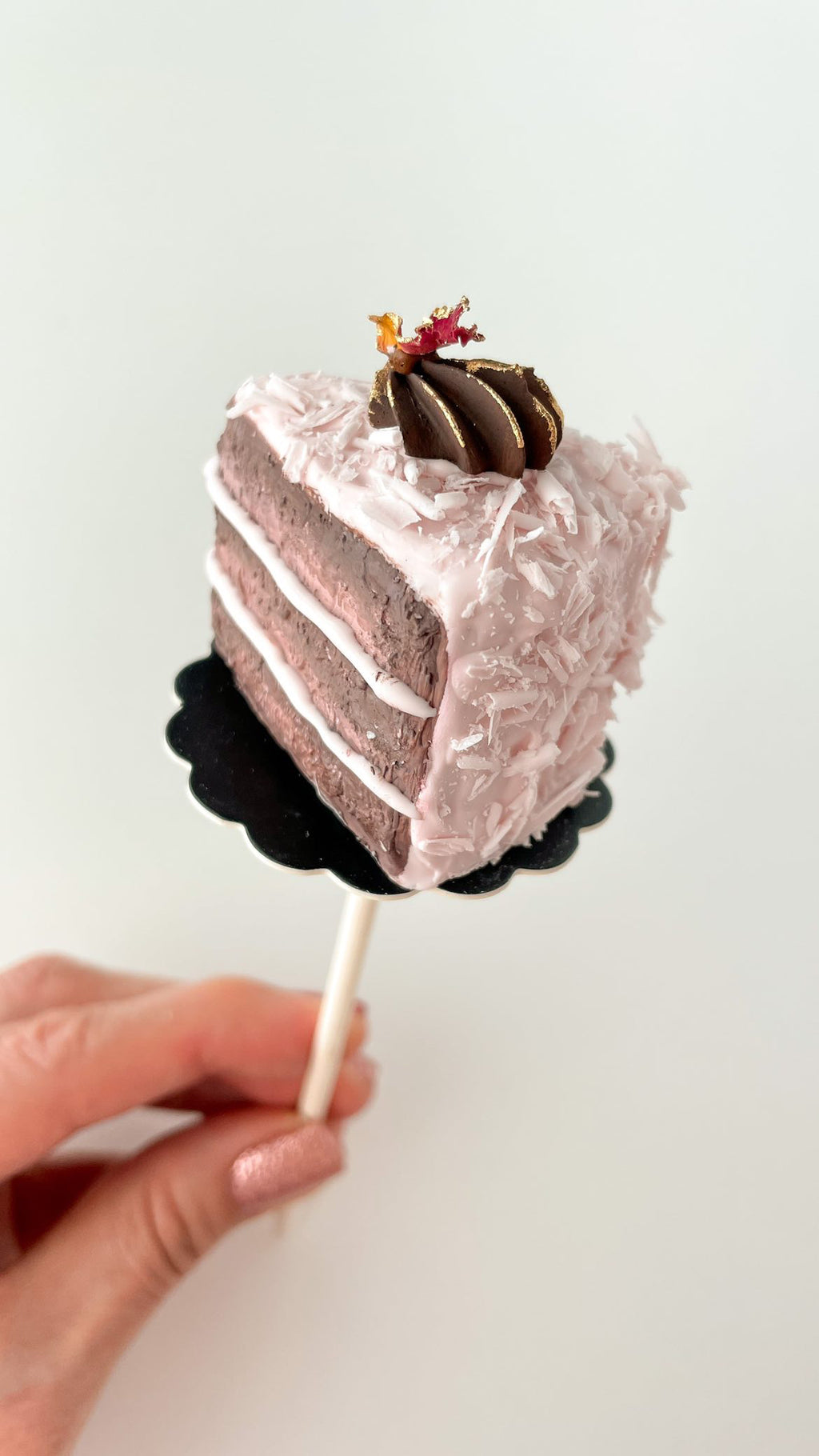 Cake Pop Boards, Scalloped Edge (50 pcs), Matte Black