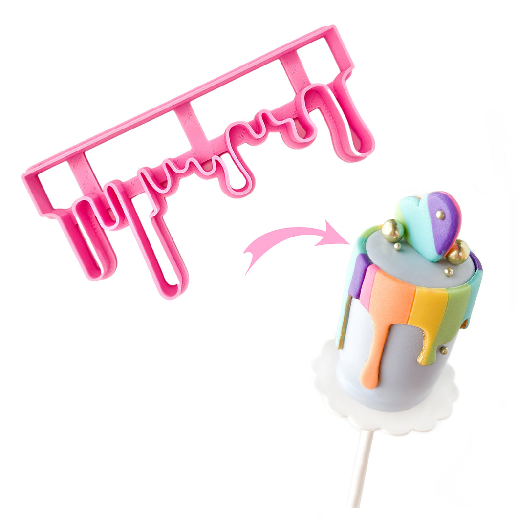 Cake Drip Cookie Cutter