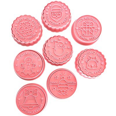 Christmas Messages Embosser Set (8pc)