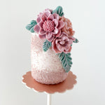 Cake Pop Boards, bordo smerlato (50 pezzi), oro rosa
