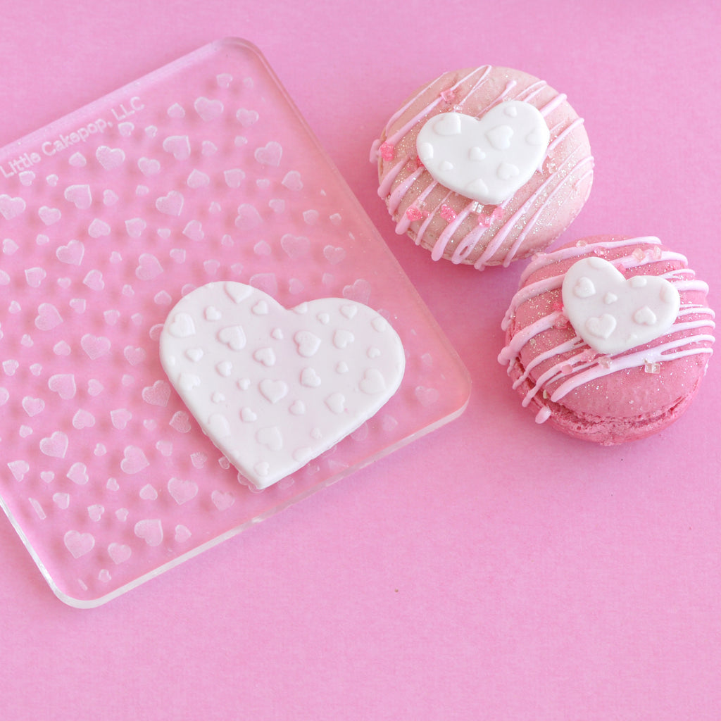 Patterned Pop-Up Tile, Hearts