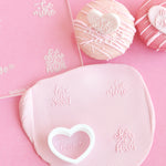 Script Conversation Pad with Heart Cutter (Style 2)